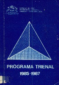 Imagen de la cubierta de Programa trienal.