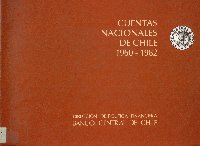 Imagen de la cubierta de Cuentas nacionales de Chile.