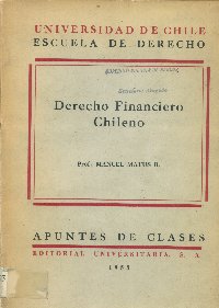 Imagen de la cubierta de Derecho financiero chileno