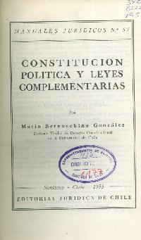 Imagen de la cubierta de Constitución política y leyes complementarias