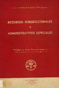 Imagen de la cubierta de Recursos jurisdiccionales y administrativos especiales