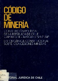 Imagen de la cubierta de Código de mineria.