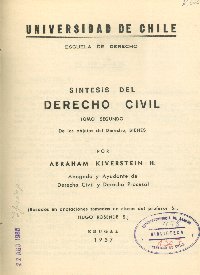 Imagen de la cubierta de Síntesis del derecho civil.