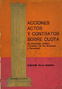 Imagen de la cubierta de Acciones, actos y contratos sobre cuota.