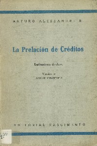 Imagen de la cubierta de La prelación de créditos.