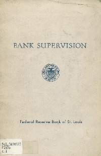 Imagen de la cubierta de Bank supervision