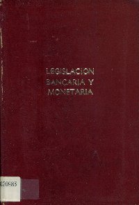 Imagen de la cubierta de Funcionamiento de nuestra legislación bancaria y monetaria