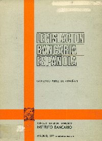 Imagen de la cubierta de Legislación bancaria española