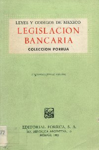 Imagen de la cubierta de Legislación bancaria