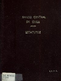 Imagen de la cubierta de Banco Central de Chile