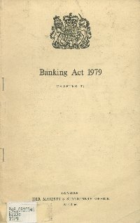 Imagen de la cubierta de Banking act 1979