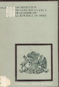 Imagen de la cubierta de 851 al 900. Decretos leyes dictados por la Junta de Gobierno de la República de Chile
