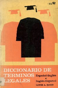 Imagen de la cubierta de Diccionario de términos legales.