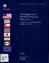 Imagen de la cubierta de The regulation of non-bank financial institutions
