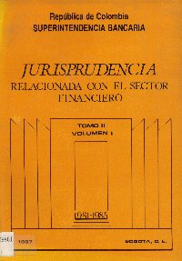 Imagen de la cubierta de Jurisprudencia relacionada con el sector financiero