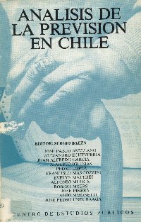 Imagen de la cubierta de Análisis de la previsón en Chile