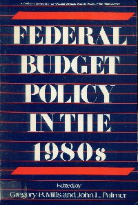 Imagen de la cubierta de Federal budget policy in the 1980s