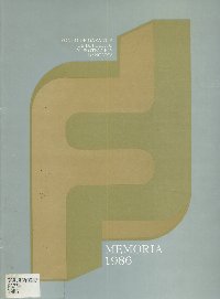 Imagen de la cubierta de Memoria 1986