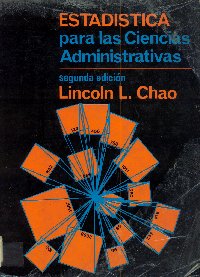 Imagen de la cubierta de Estadística para las ciencias administrativas