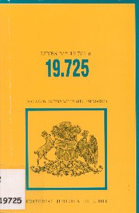 Imagen de la cubierta de Leyes N°19.701 a 19.725.