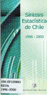 Imagen de la cubierta de Síntesis estadística de Chile 1996 - 2000
