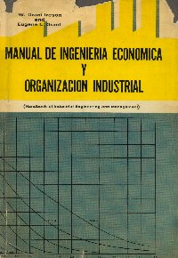 Imagen de la cubierta de Manual de ingeniería económica y organización industrial