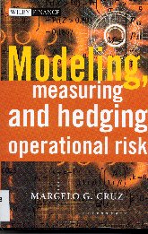 Imagen de la cubierta de Modeling, measuring and hedging operational risk