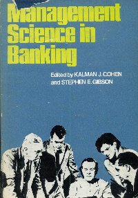 Imagen de la cubierta de Management science in banking