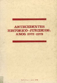 Imagen de la cubierta de Antecedentes historico-jurídicos: