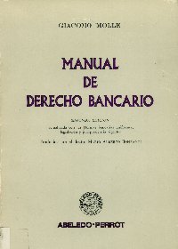 Imagen de la cubierta de Manual de derecho bancario