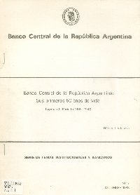 Imagen de la cubierta de Banco Central de la República Argentina: