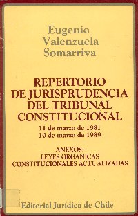 Imagen de la cubierta de Repertorio de jurisprudencia del tribunal constitucional 11de Marzo de 1981 - 10 de Marzo de 1989.