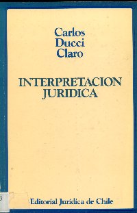 Imagen de la cubierta de Interpretacion jurídica.