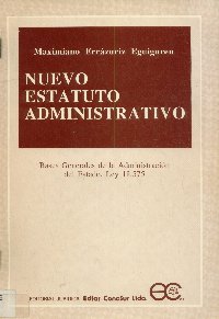 Imagen de la cubierta de Nuevo estatuto administrativo.