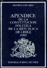 Imagen de la cubierta de Apendice la de Constitución Política de la República de Chile
