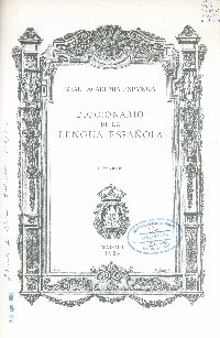 Imagen de la cubierta de Diccionario de la lengua española