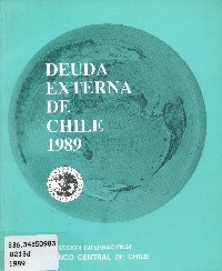 Imagen de la cubierta de Deuda externa de Chile. 1989