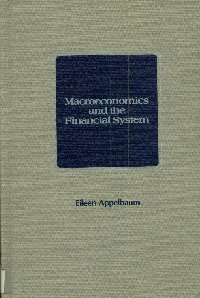 Imagen de la cubierta de Macroeconomics and financial system