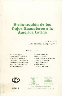 Imagen de la cubierta de Restauración de los flujos financieros a la América Latina