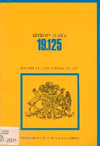 Imagen de la cubierta de Leyes Nº 19.101 a 19.125.