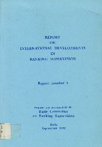 Imagen de la cubierta de Report on international developments in banking supervision