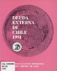 Imagen de la cubierta de Deuda externa de Chile. 1991