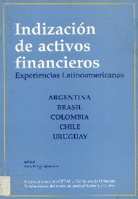 Imagen de la cubierta de Indización financiera. ahorro privado e inercia inflacionaria, el caso de Chile