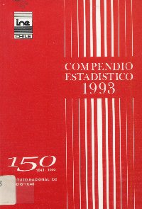 Imagen de la cubierta de Compendio estadístico 1993