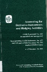 Imagen de la cubierta de Accounting for derivative instruments and hedging activities.