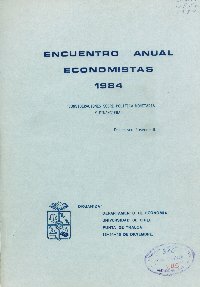 Imagen de la cubierta de Estimación de un modelo sobre la deuda pública. Chile 1940-1983