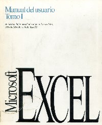 Imagen de la cubierta de Manual del usuario. Microsoft excel.