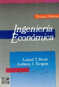 Imagen de la cubierta de Ingeniería económica