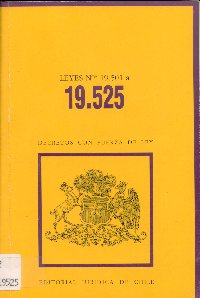 Imagen de la cubierta de Leyes N°19.501 a 19.525.