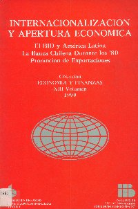 Imagen de la cubierta de Política bancaria y legislación financiera: la experiencia chilena de los años'80